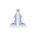 Guardanapo Dobradura - Nossa Senhora Branca E Azul