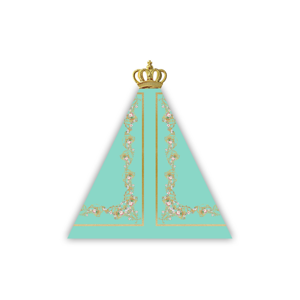 Guardanapo Dobradura - Nossa Senhora Verde Tiffany