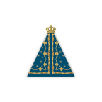 Guardanapo Dobradura - Nossa Senhora Azul Ciano