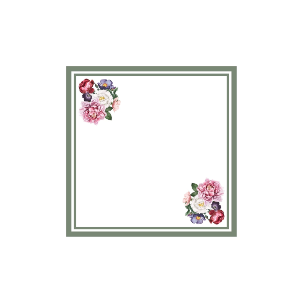 Guardanapo Padrão - Coleção Bouquet 3D