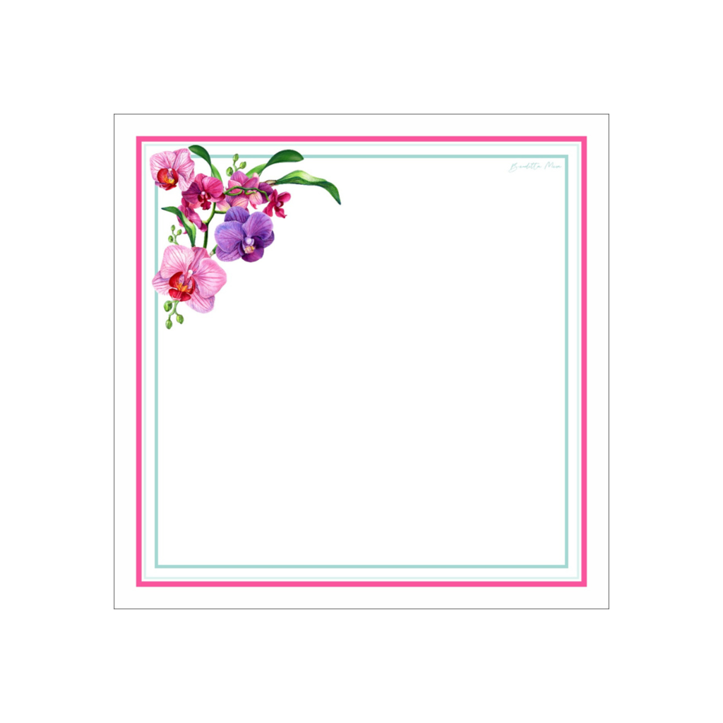 Guardanapo Padrão - Coleção Orquídea