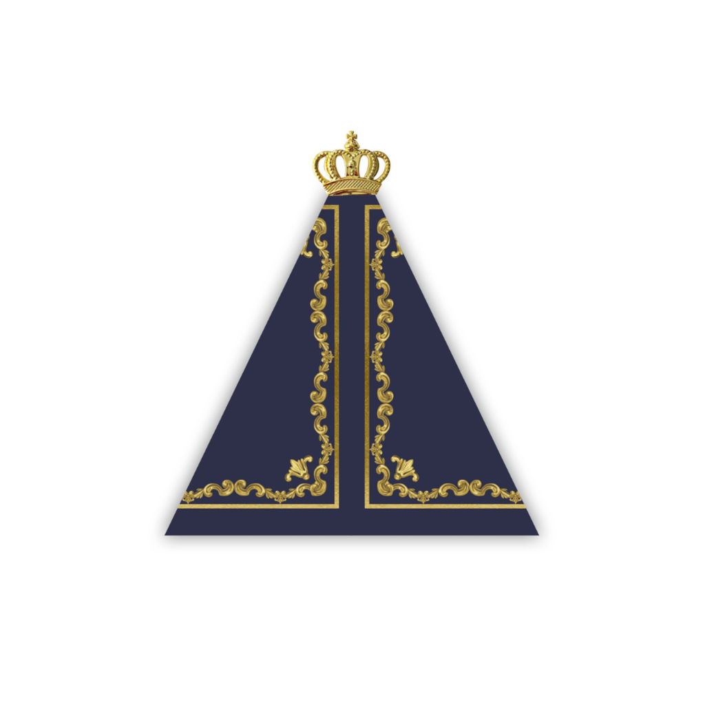 Guardanapo Dobradura - Nossa Senhora Azul Marinho