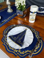Guardanapo Dobradura - Nossa Senhora Azul Marinho